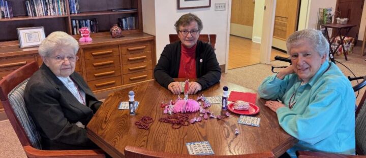 Heart to Heart: Cabrini Mission Foundation Hosts Valentine’s Day Bingo at Sacred Heart Convent